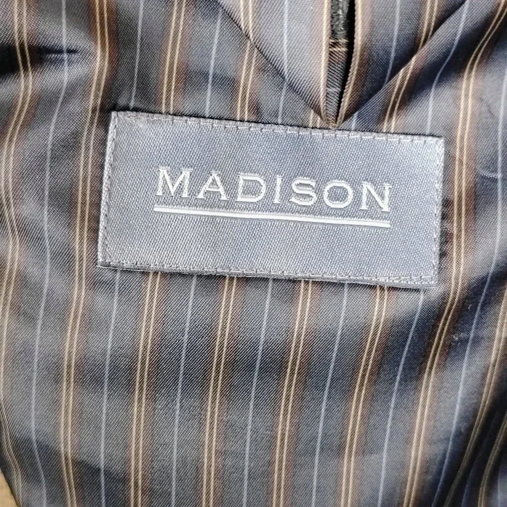 Madison Mens 42R Corduroy Blazer Brown 100% Cotton Dark Academia Preppy SZ 42R